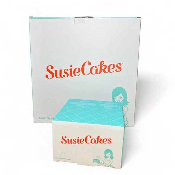 Susie Cakes Vintage Look SusieBlue Melamine Cake 🎂 Stand NEW NIB - Picture 4 of 5